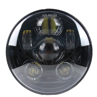 5.75 MOONSMC® Moonmaker 2 LED Headlight For Harley - BLACK - Lighting Components